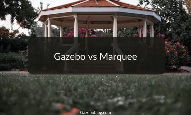Gazebo vs Marquee (Differences Explained)